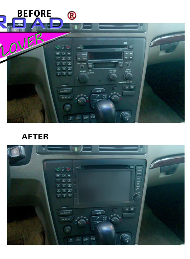 Flash Deal Roadlover Android 9.0 Car DVD Player Radio For Volvo S60 V70 2001 2002 2003 2004 New Stereo GPS Navigation Automagnitol Two Din 7