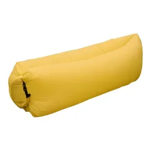Inflatable Air Sofa Over 200Kg 201T Oxford Sleeping Bag Outdoor sofa yellow Lazy Bag Air Bed Couch Chair Inflatable Lounge