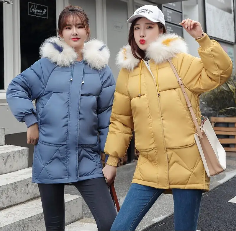 

New 2019 winter parka women fur coat long outerwear fashion winter coat women jackets and coats female