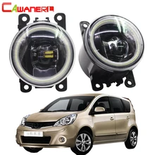Cawanerl Auto HA CONDOTTO LA Luce di Nebbia di Angelo Occhio Daytime Corsa e Jogging Luce 12 v Per Nissan Note E11 MPV 2006 2007 2008 2009 2010 2011 2012 2013