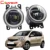 Cawanerl Auto HA CONDOTTO LA Luce di Nebbia di Angelo Occhio Daytime Corsa e Jogging Luce 12 v Per Nissan Note E11 MPV 2006 2007 2008 2009 2010 2011 2012 2013