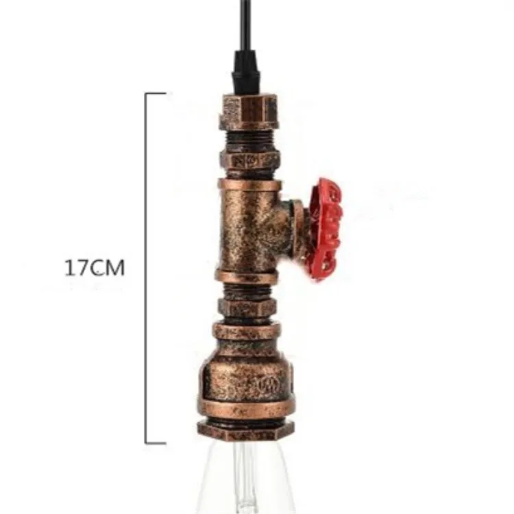 Vintage E27 Loft Industrial iron rust Water pipe retro chandelier lamps LED for living room bedroom bar Restaurant Free Shipping | Лампы и
