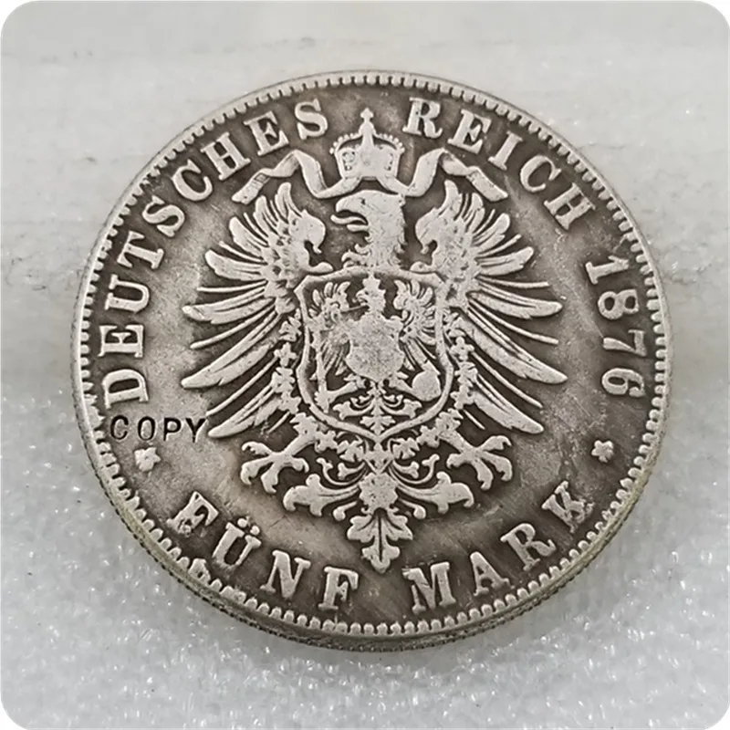 Германия 2 марки 1876 PREUSSEN копия
