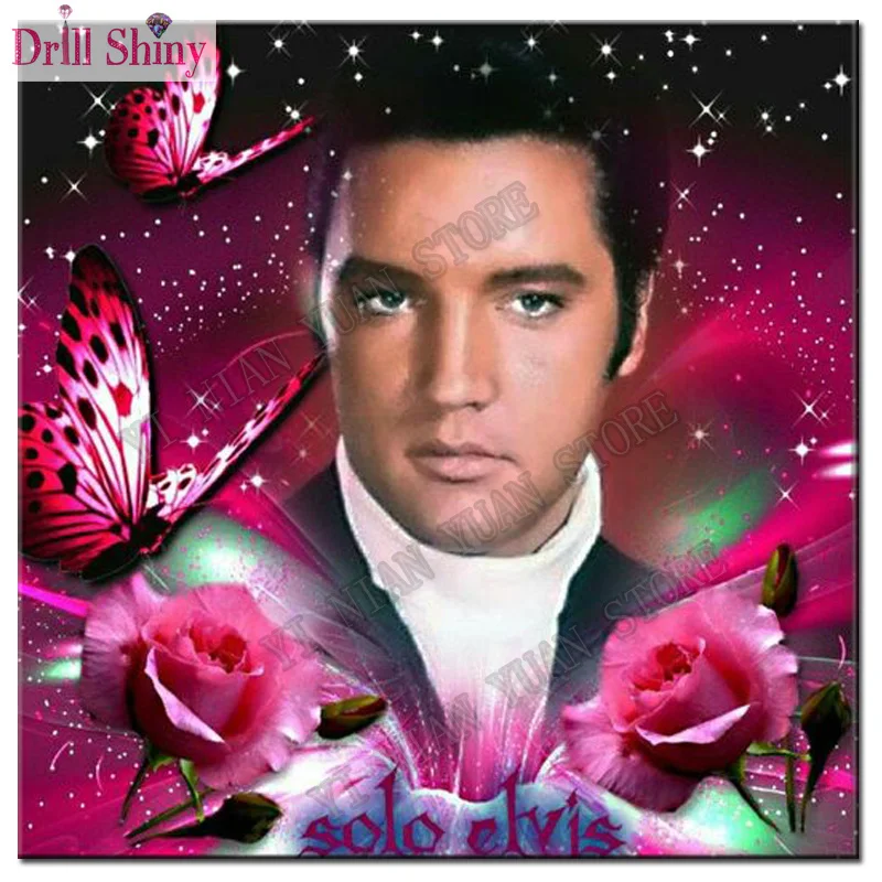 New King of rock Elvis Photo Drill Mosaic 5D DIY Diamond painting 3D