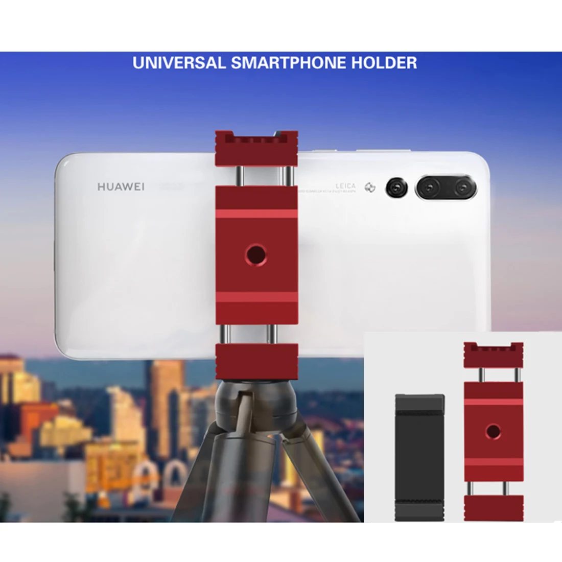 SUNNYLIFE Универсальный 50-105 мм стрейч держатель для смартфона Крепление-адаптер с зажимом для DJI OSMO Карманный фотографический свет