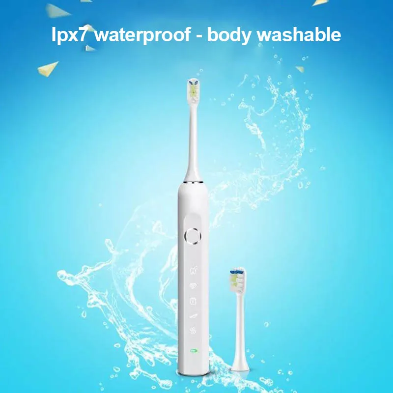 

Men Women Toothbrush Rechargeable Electric Toothbrush with 2 Minutes Timer HY99 FE28