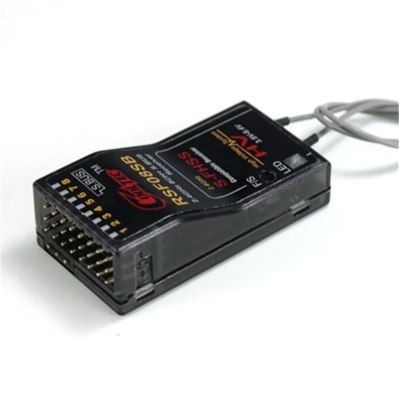 Оригинальный ресивер CoolTech RSF08SB 8CH S FHSS SBUS для Futaba 10J 8J 6J 4GRS 4PX 18SZ|Детали и аксессуары|