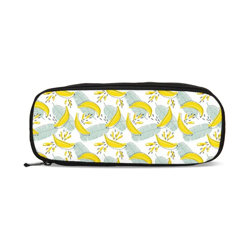 Banana Fruit Design Kids Pen Bag Coin Wallet Purse Cosmetic Boys Girls Pencil Pouch Shcool Stationery Case necessarie | Багаж и сумки
