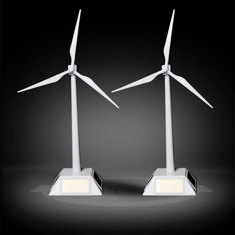 New Arrival Solar Windmill Toys Plastic Assembled Model 3D Puzzle Assembling Solar Powered