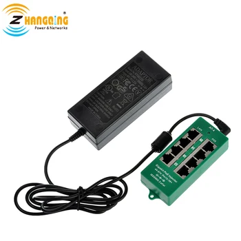 

Active Gigabit PoE Injector, PoE Patch Panel With 48V 60W Power Supply For WiFi Access Point and Active Devices