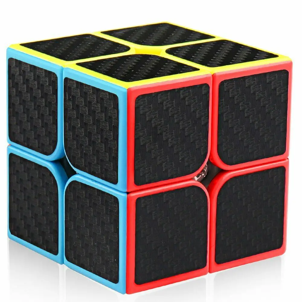 Набор из углеродного волокна Zcube, 2x2x2, 3x3x3, 4x4x4, 5x5x5, набор скоростных магических кубиков, 4 упаковки, головоломка, твист, безопасный ABS, профессиональная игрушка, IQ игра
