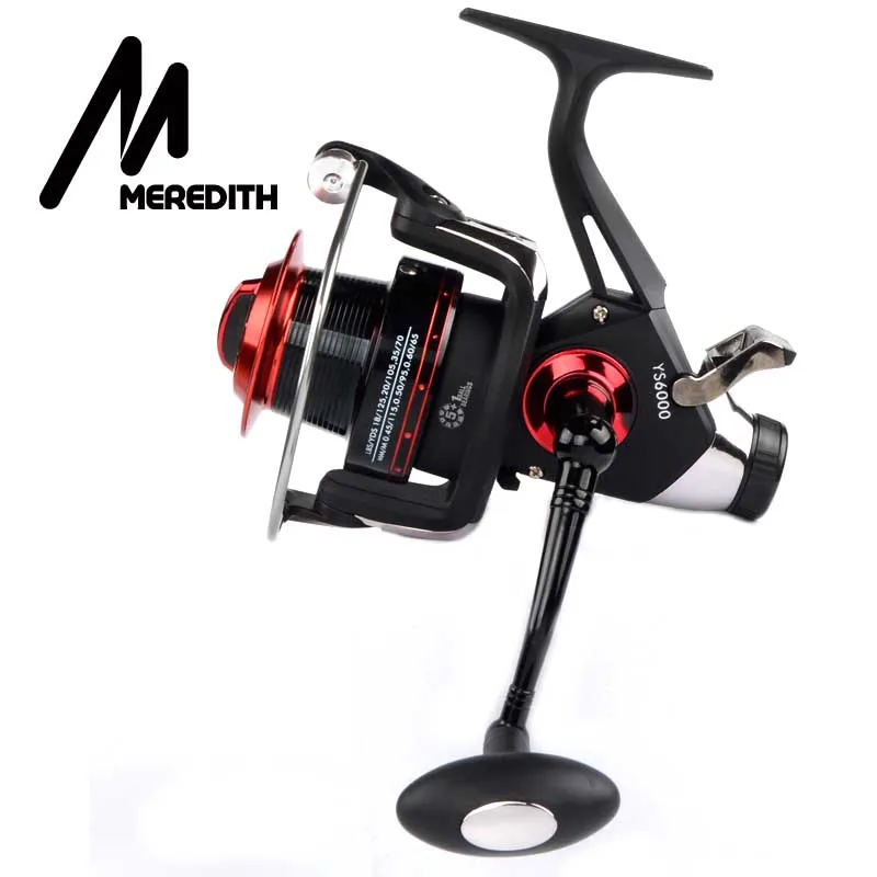 Meredith 5BB+1RB 10KG 22LB 5.2:1 Double Drag REAR Spinning Reel Larger  Spool Max Drag Sea Boat Spinning Fishing Reel