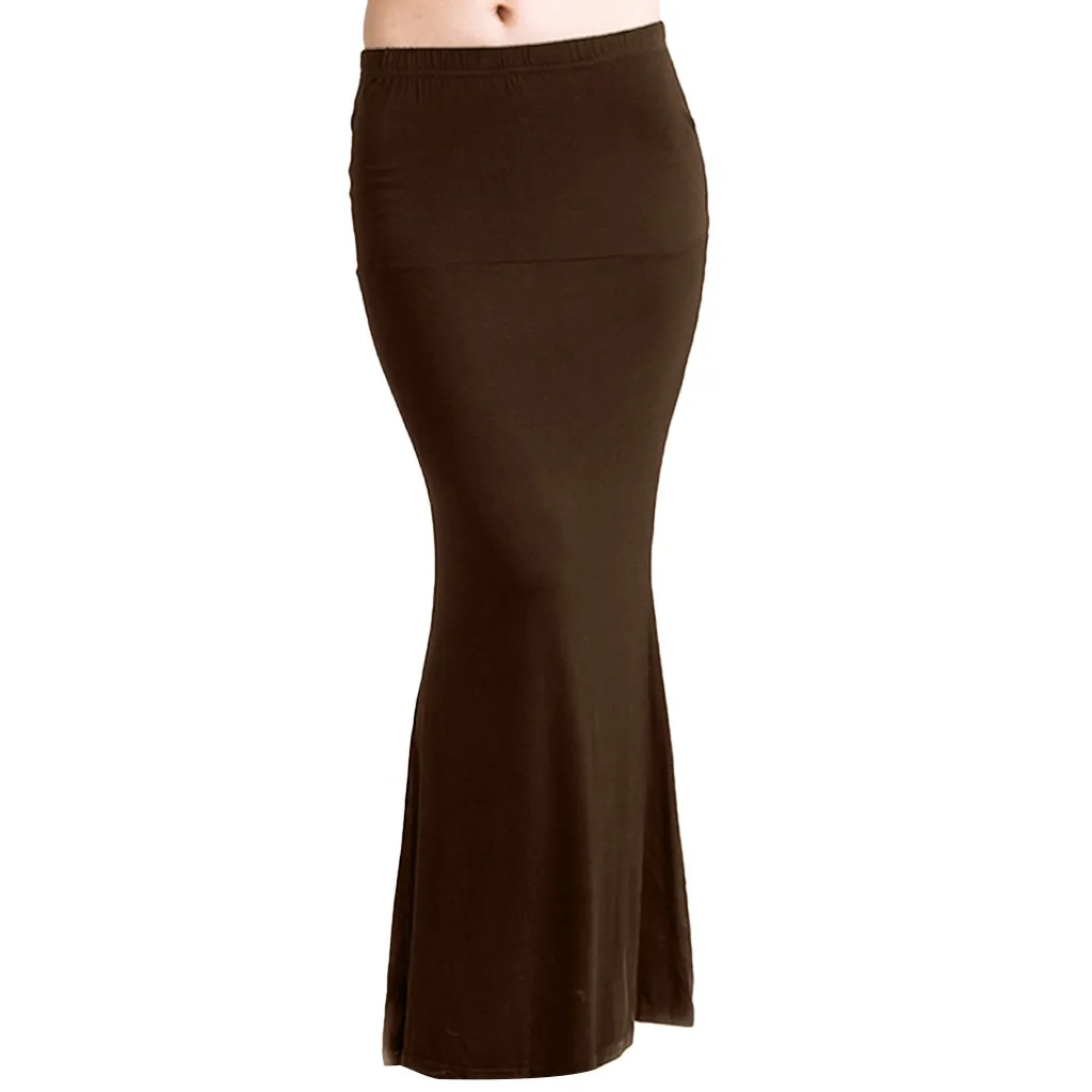 Женская юбка, женская новая летняя пляжная юбка, сексуальная Длинная трикотажная облегающая юбка макси, Женская юбка, Повседневная мода, Прямая поставка M28