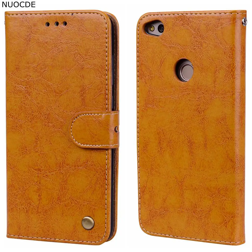 

Luxury Retro Leather Flip Case For Huawei P8 lite 2017 Huawei Honor 8 lite Wallet Cover P8 Lite Case With Card Holder Phone Bag