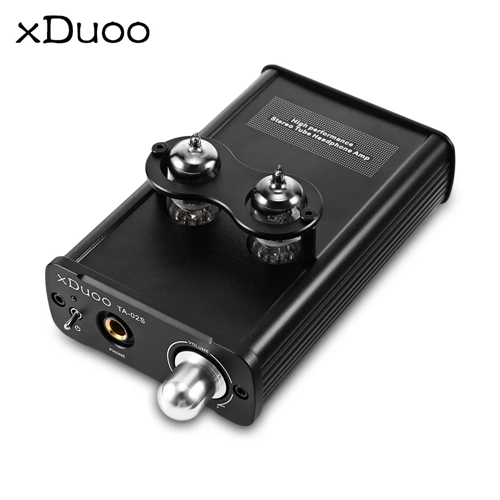 XDUOO TA 02S High Performance Stereo Tube Headphone Amplifier Hybrid Tube Dual Tube AMP and