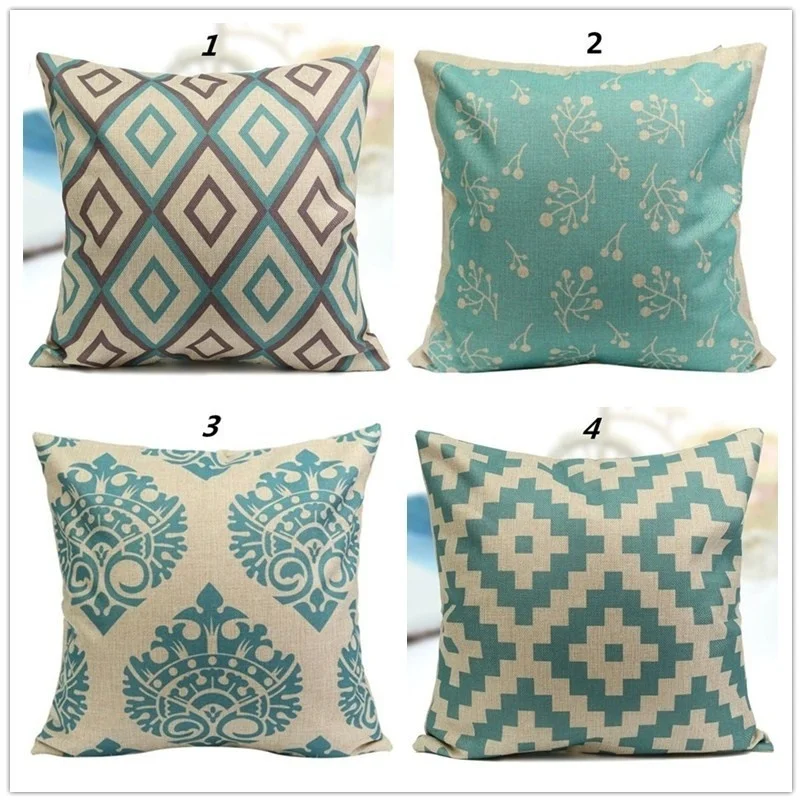 Antique Style Geometric Pattern Decorative Pillow Cover Cushion Cover Pillow Case Home Decor Antique Style Geometric Pattern Decorative Pillow Cover Cushion Cover Pillow Case Home Decor