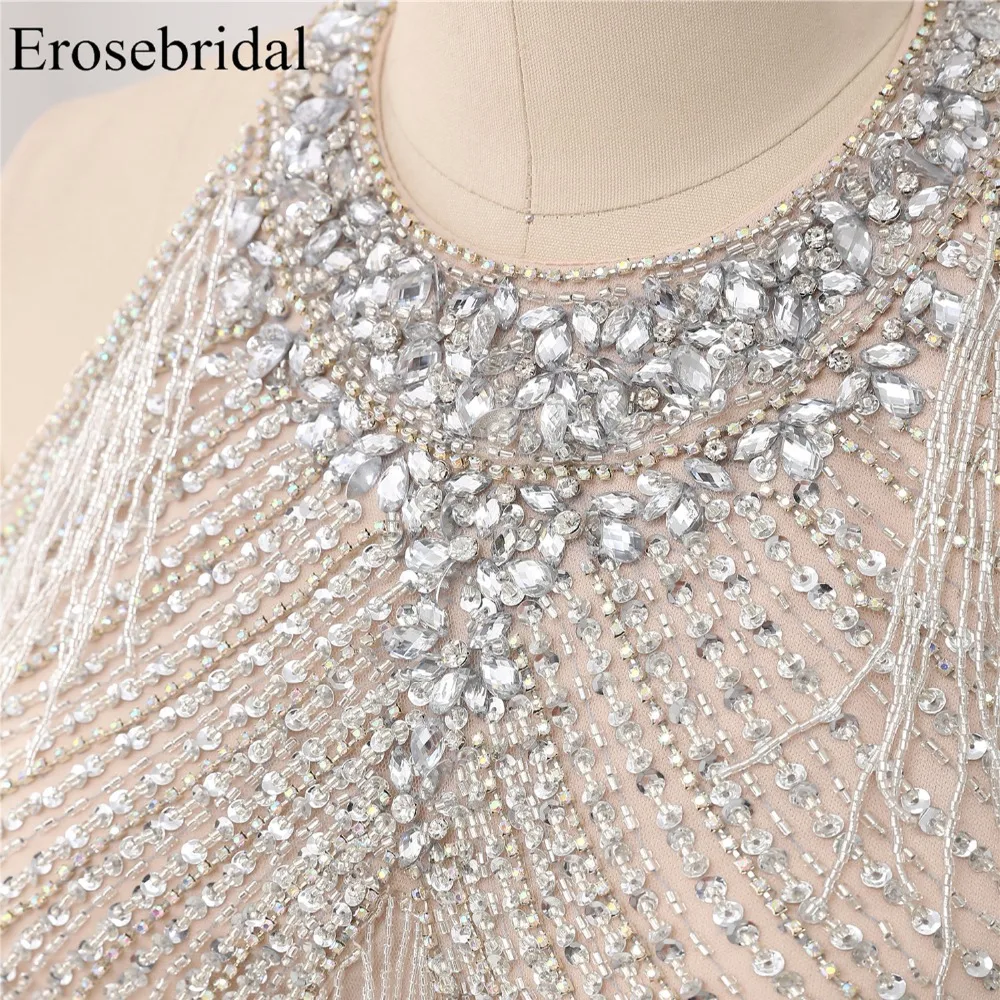 New Autumn 2019 Evening Dress Long Mermaid Beading Evening Gowns Luxury Beaded Design robe de soiree In Stock 48 Hours Shipping New Autumn 2019 Evening Dress Long Mermaid Beading Evening Gowns Luxury Beaded Design robe de soiree In Stock 48 Hours Shipping