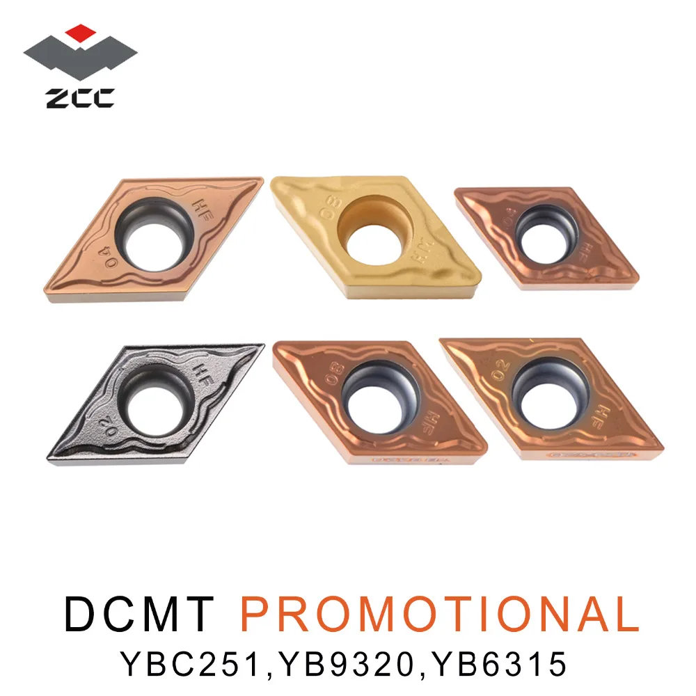 10 шт./лот, рекламные вставки из карбида вольфрама DCMT DCMT070204 DCMT0702 DCMT11T304 токарный станок с ЧПУ, инструменты для стали, нержавеющая сталь