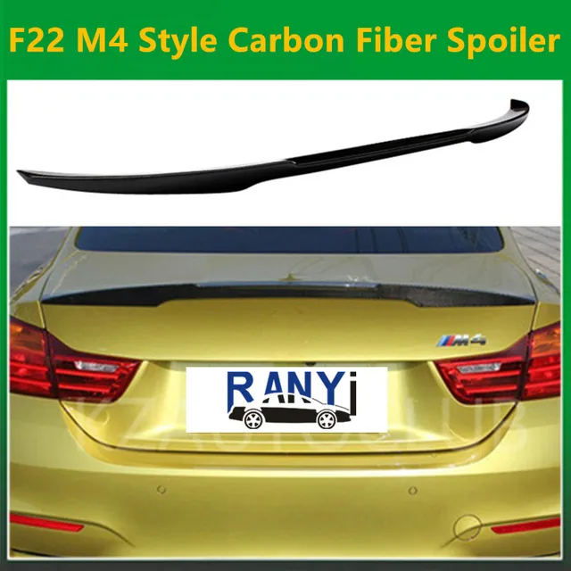 F22 M4 Stil Carbon Spoiler F23 F87 M2 Flügel Hinten Stamm Lip Für