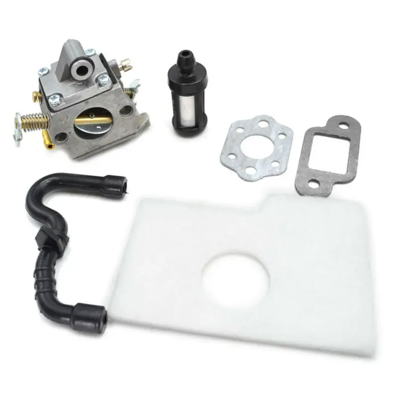 

Chainsaw Carburetor of ZAMA C1Q-S57B with Gasket Air Fuel Filters Hose Muffler Gasket for Stihl MS180 170 018 017 #11301200603