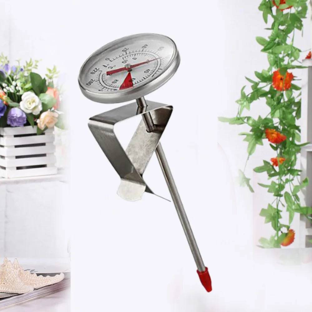 

Stainless Steel Metal 100 Degree Centigrade Cooking Oven BBQ Barbecue Milk Meat Food Probe Thermometer Gauge