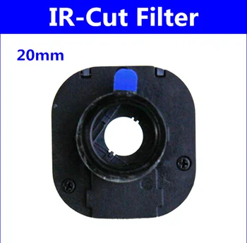 

free shipping 10pcs IR Cut filter IR-CUT for security CCTV camera double filter dual filter IR CUT 20MM M12 lens holder