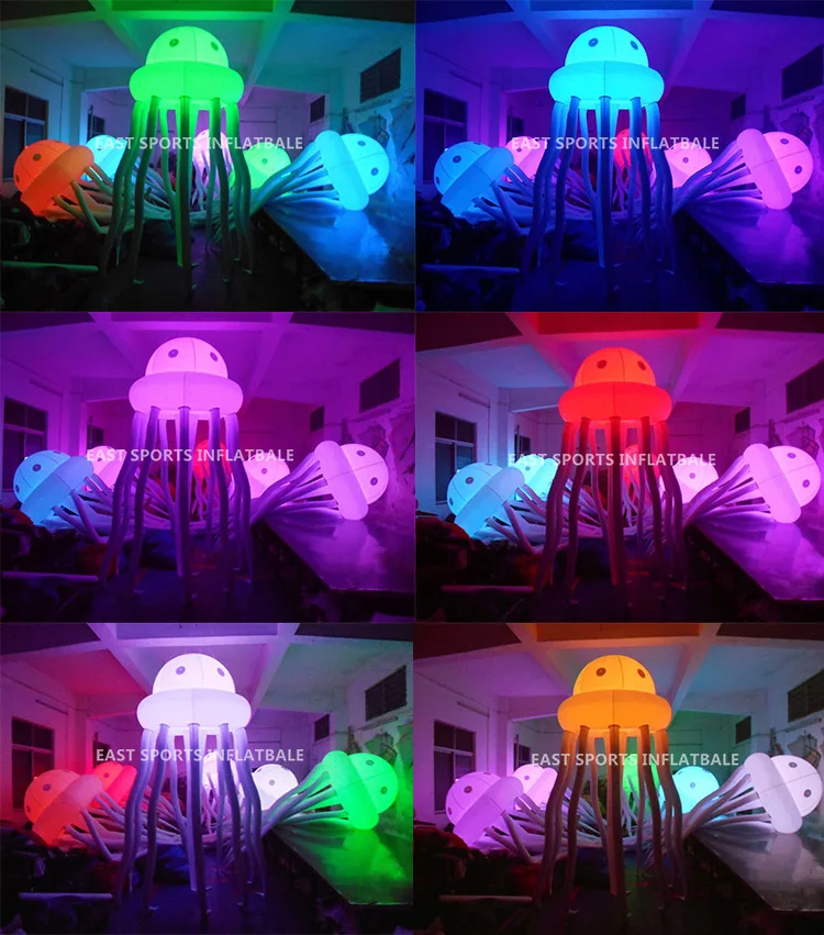 Inflatable led jellyfish decoration (46)