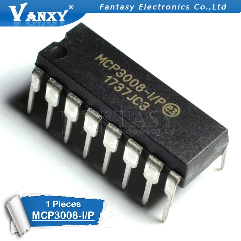 1 шт. MCP3008 DIP16 MCP3008-I/P DIP-16 DIP