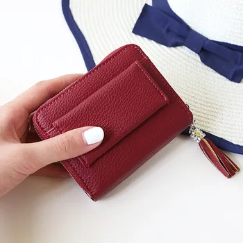 

Fashion Small Women Short Clutch Bee Wallet Large Capacity Wallets Female Purse Short Purses Card Holder Carteras
