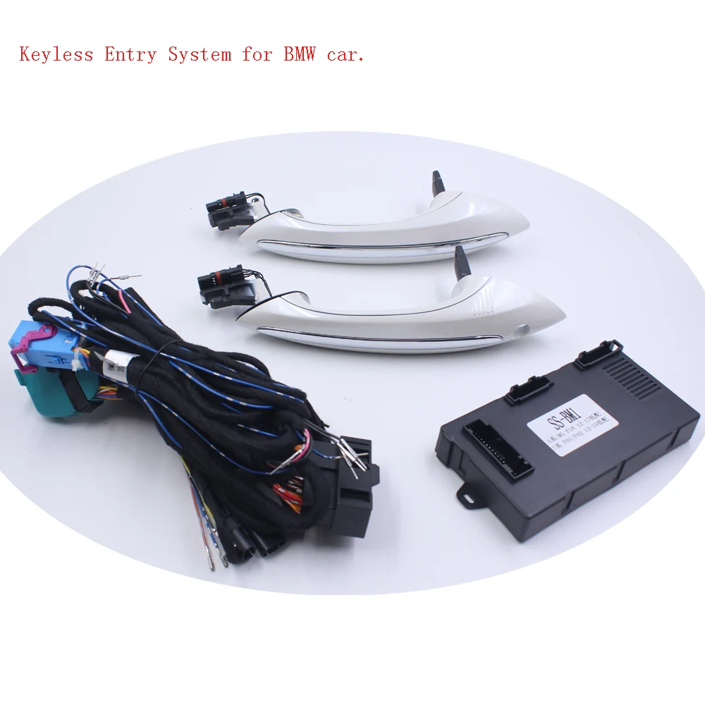 

PKE Keyless Entry System For BMW F25/F26/(X3/X4) original remote key with 2 car handle easy install