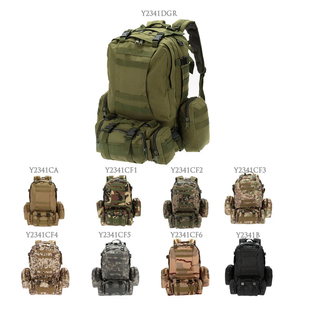 / Lixada 50L Открытый военный Molle тактический рюкзак походный Кемпинг Водонепроницаемые сумки 600D камуфляж