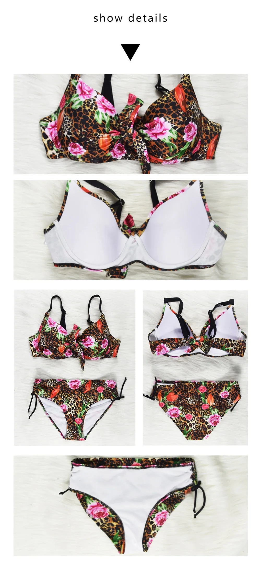 Bikinis, grandes tailles, motifs divers du 4XL au 8XL 8