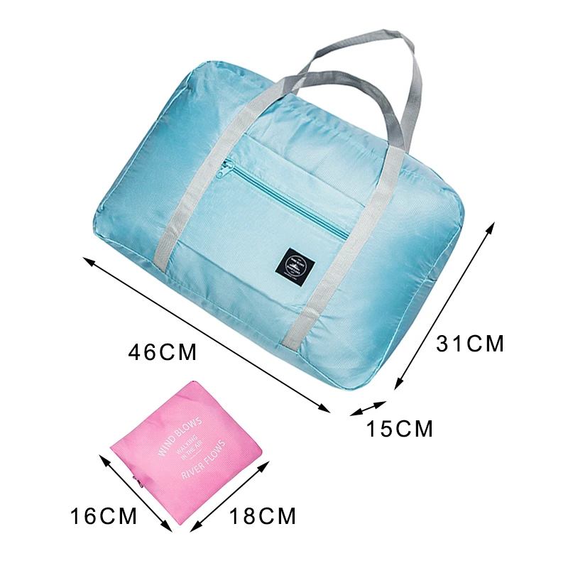 المحمولة للطي كبيرة السفر أكياس تخزين الملابس الأعلى مقبض الحقيبة الأمتعة المنظم حالات حقيبة اكسسوارات لوازم السخافات