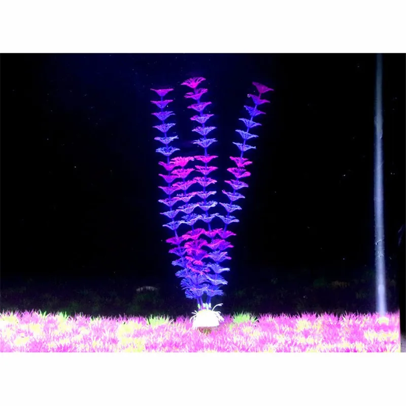 30 см подводный Искусственный пластик растения море, трава Anemone Аквариум Украшение подводная лодка орнамент