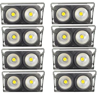 

8PCS/ 2X100W COB PAR white/warm white led par light DMX stage professional led wash light