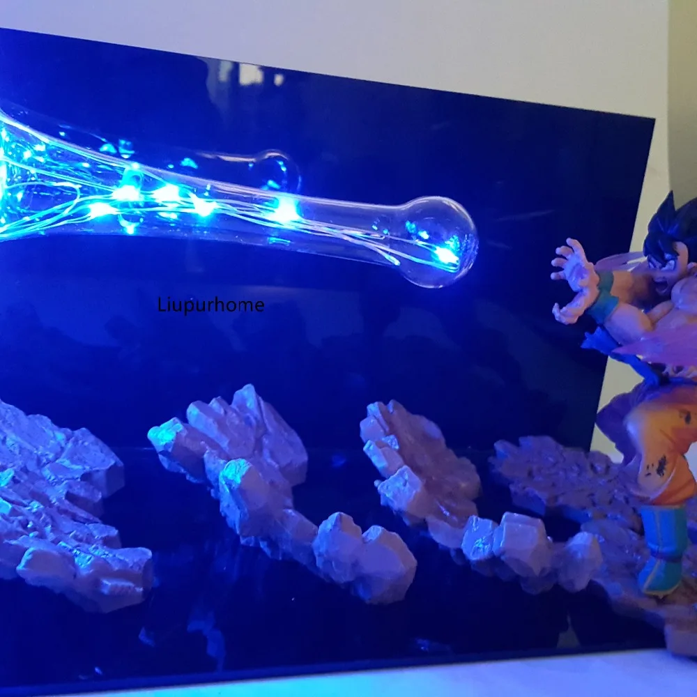  Dragon Ball Lamp Son Goku Kamehameha Led Night Lights Table Lamp Dragon Ball Z Super Saiyan DBZ Lam - 32955844228