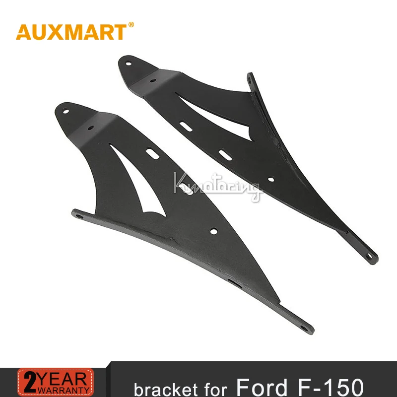 

Auxmart upper windshield 52 inch straight light bar roof mounting bracket  for Ford F150 pickup 2WD 4WD 2004-2014