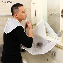1 PC Beard and Mustache Catcher Apron Cape Bib for shave with Suction Cups Attach to Mirror for Bearded 120*75 CM