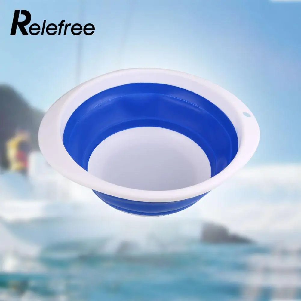 

Foldable Spread Fishing Carp Bait Basin Silicon Bowl Container Large-Size 30CM