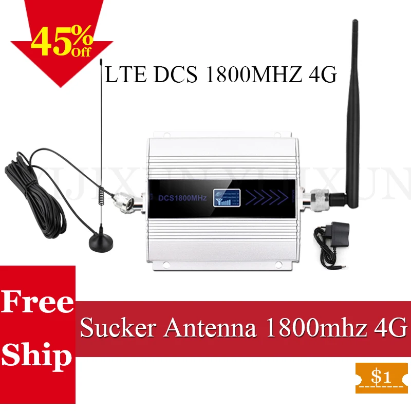 Сотовый усилитель LTE 1800 МГц 2g 4g сотовый телефон повторитель GSM сигнала DCS
