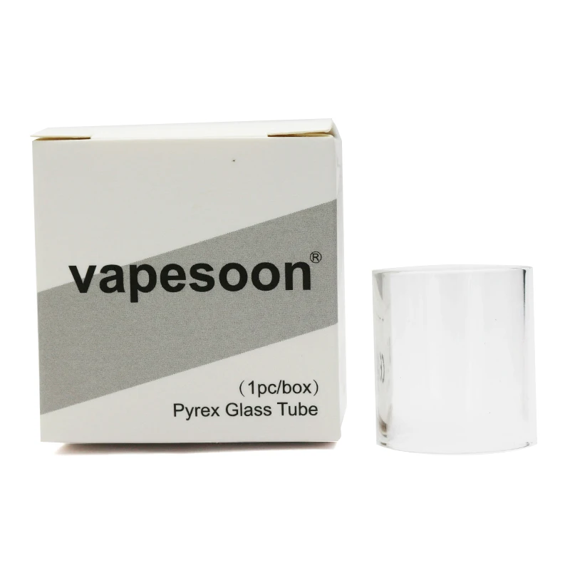 

Authentic VapeSoon Replacement Glass Tube For VECO SOLO Kit 2ml tank 22mm
