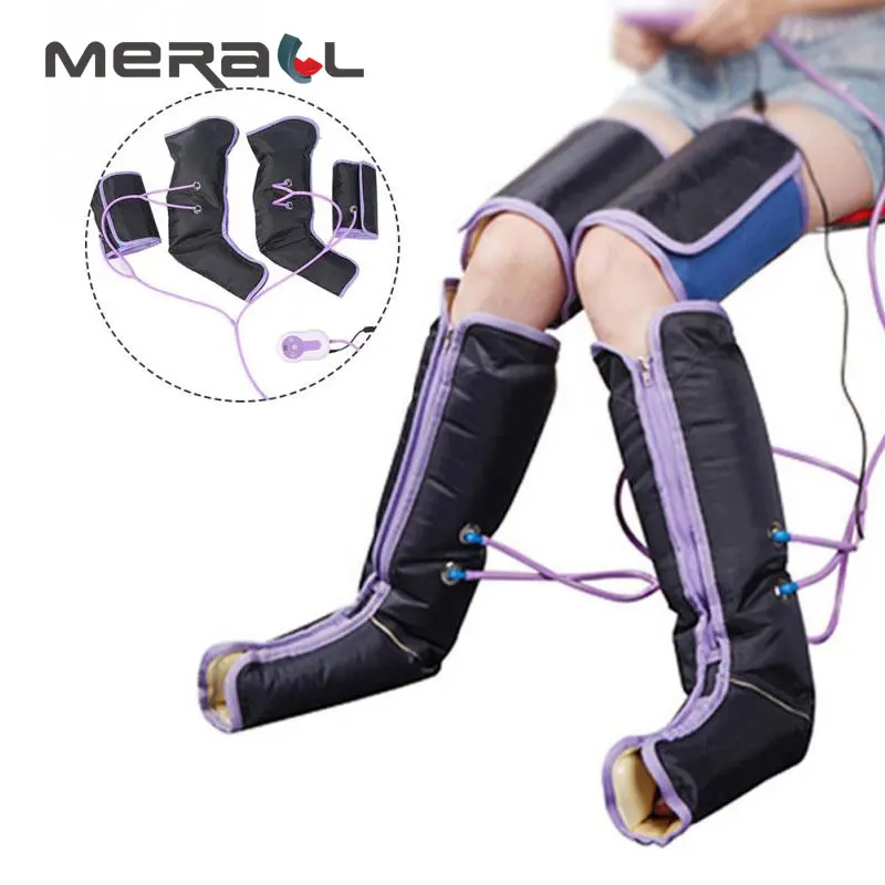 

Air Compression Massage Leg Massager Electric Circulation Leg Wraps For Body Foot Ankles Calf Therapy