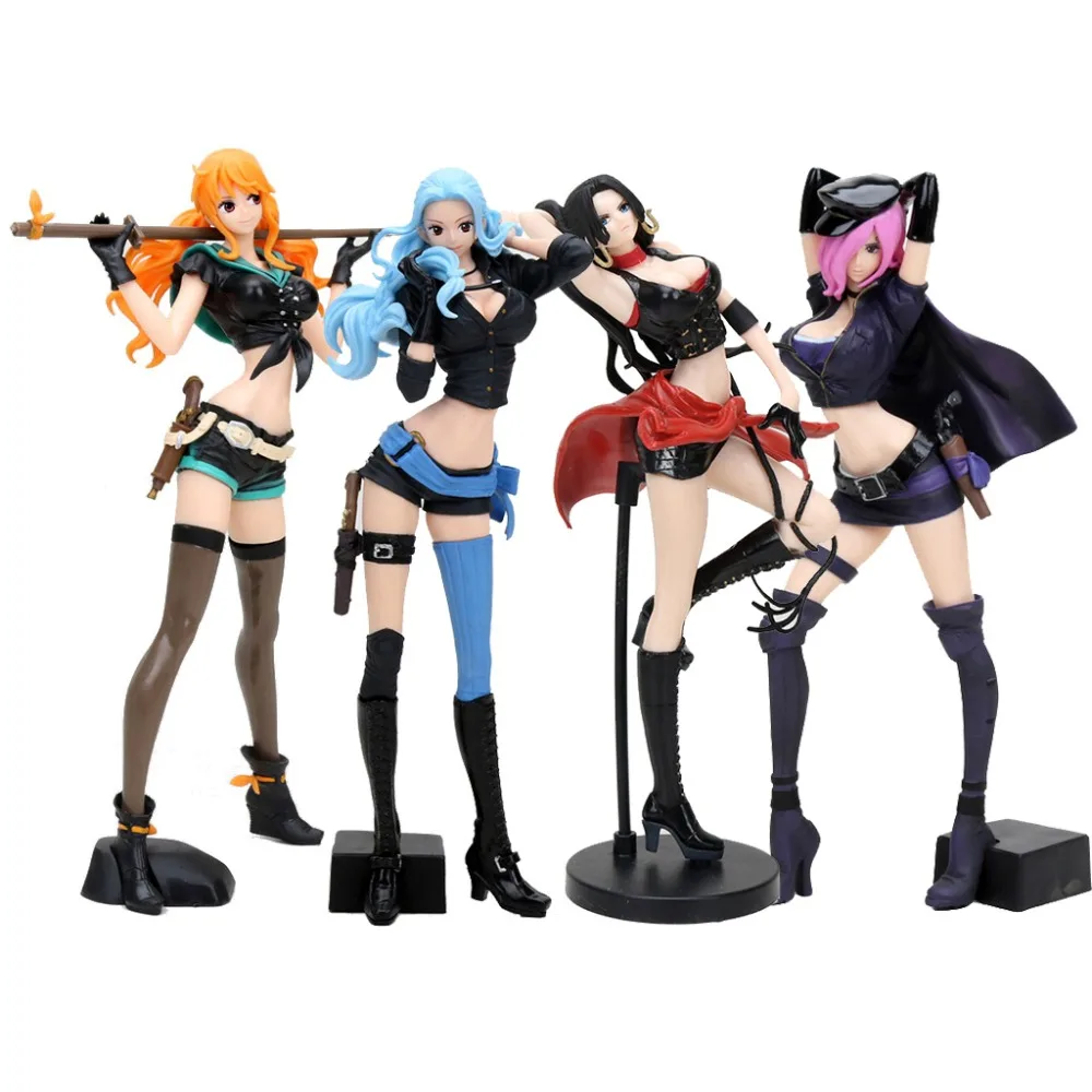 

Anime One Piece Nefeltari Vivi 76 Generations Reiju Vinsmoke Boa Hancock Ver PVC Action Figure Collectible Model doll toy 23cm