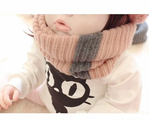 New Korean Version Of Baby Scarf Autumn And Winter Boys And Girls Baby Soft 11 Colors Matching Warm Wool  Wild  Scarf GCG74 (5)