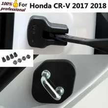De calidad superior para Honda CRV CR-V 2017 2018 coche óxido impermeable Puerta dispositivo de Límite de teclas de bloqueo hebilla De Plástico cubierta panel