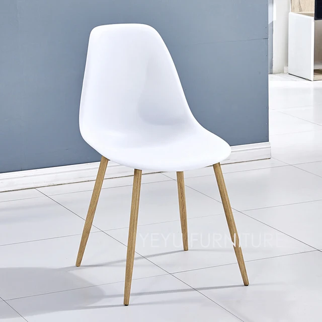 Minimalistische Moderne Ontwerp metalen staal been plastic seat ... Minimalistische Moderne Ontwerp metalen staal been plastic seat ...