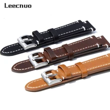 Leecnuo Мужские часы с кожаным ремешком 22 20 мм, мужские наручные часы с ремешком, мужские часы с ремешком, мужские часы со специальным кожаным ремешком