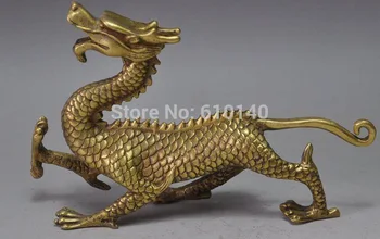 

chinese bronze copper fengshui zodiac year animal Dragon beast lucky statue