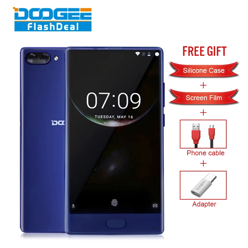 DOOGEE MIX font b Smartphone b font 4GB 6GB 64GB 5 5 bezel less AMOLED Android