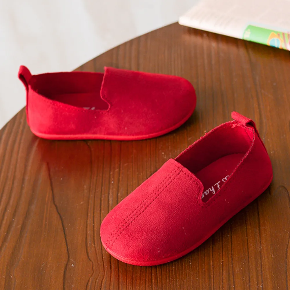 2019 summer new Baby Fashion Child Girls Solid Color Casual Single Leather Pricness Shoes (12)